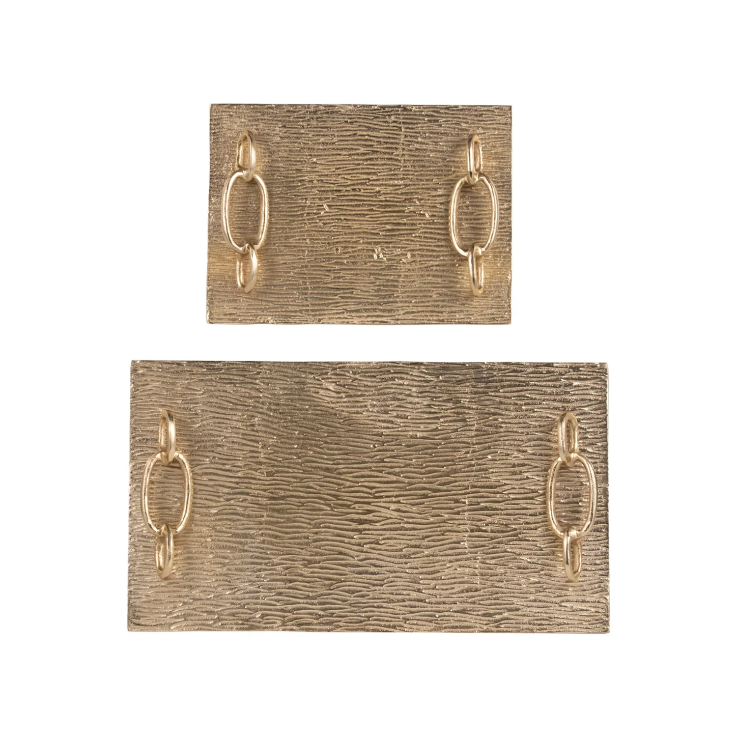 Golden Links Trays Set of 2 - Image 5
