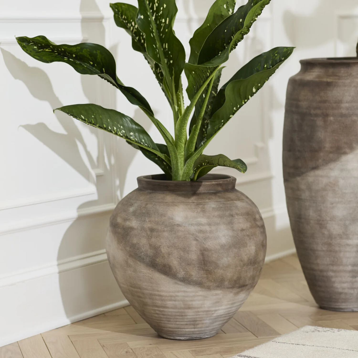 Grandeur Brown Ceramic Vase