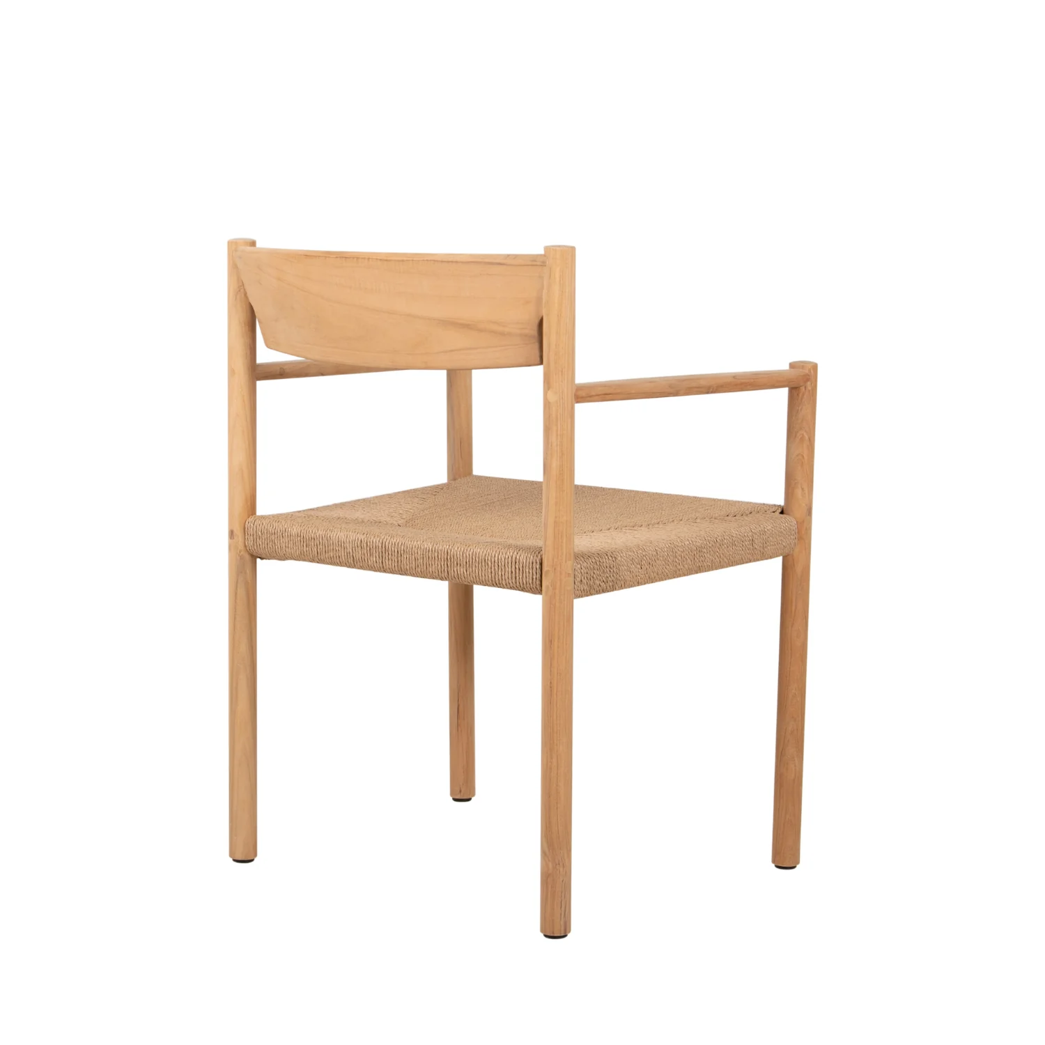 Gravenhurst Teak Dining Arm Chair - Taupe - Image 5