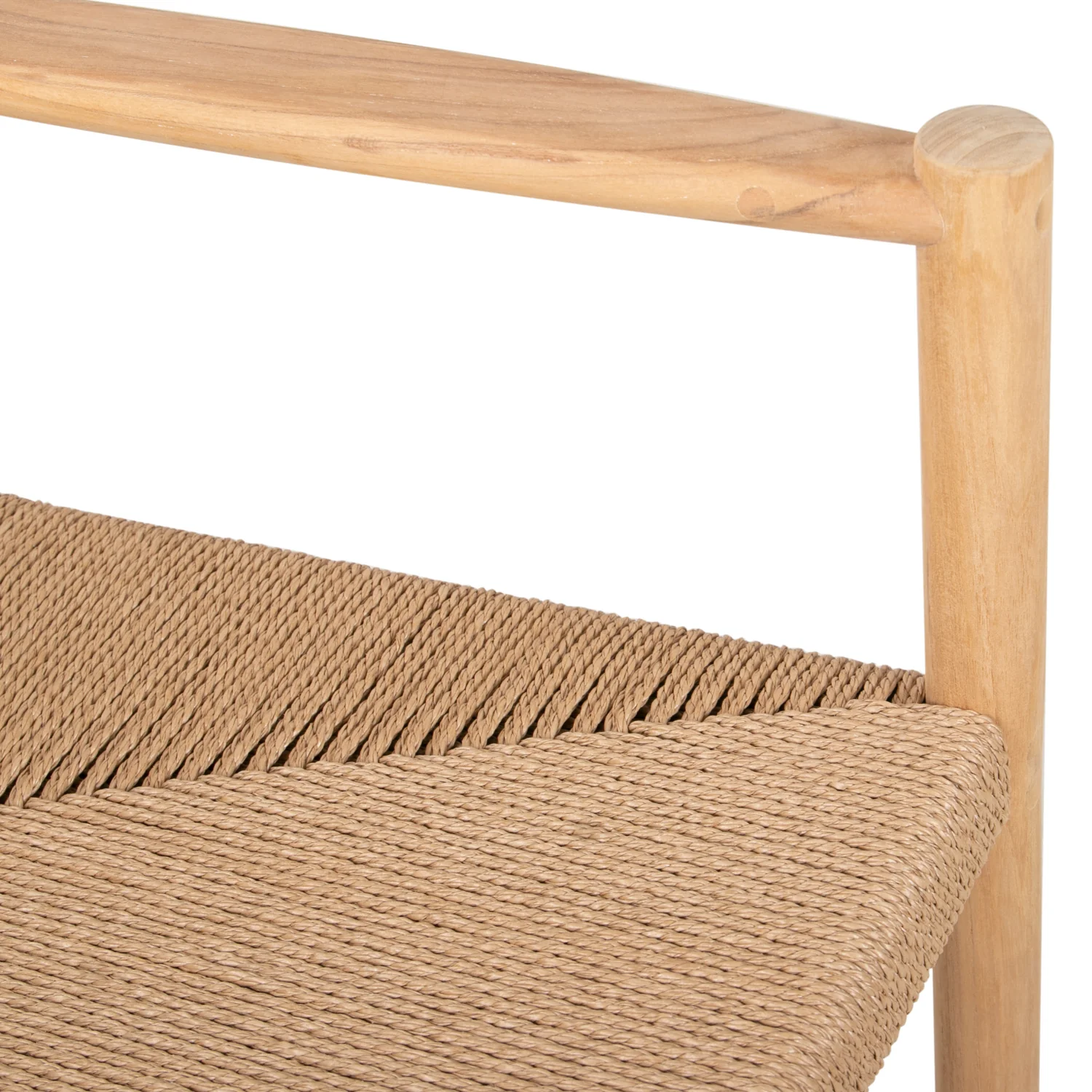 Gravenhurst Teak Dining Arm Chair - Taupe - Image 6
