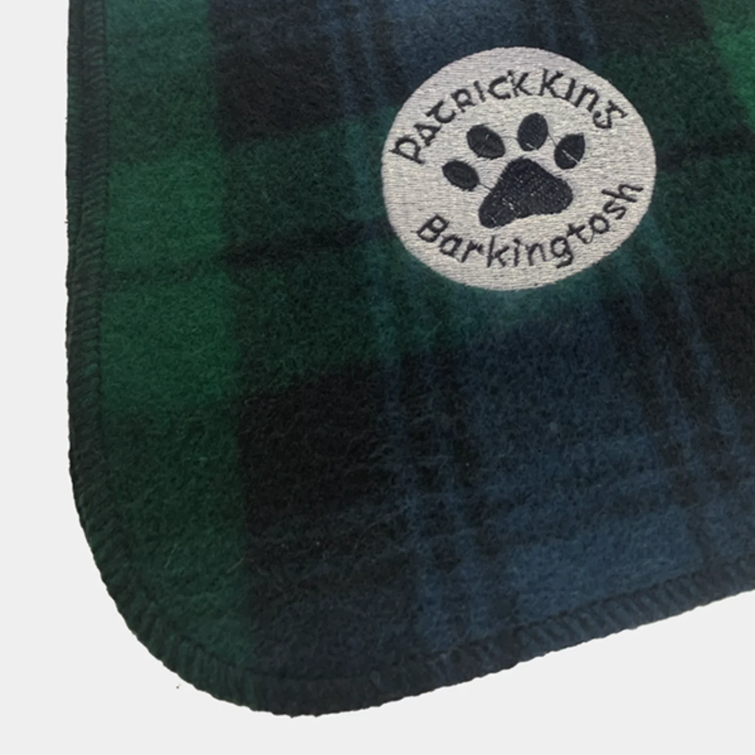 Highland Wool Pet Blanket - Black Watch Tartan - Image 2