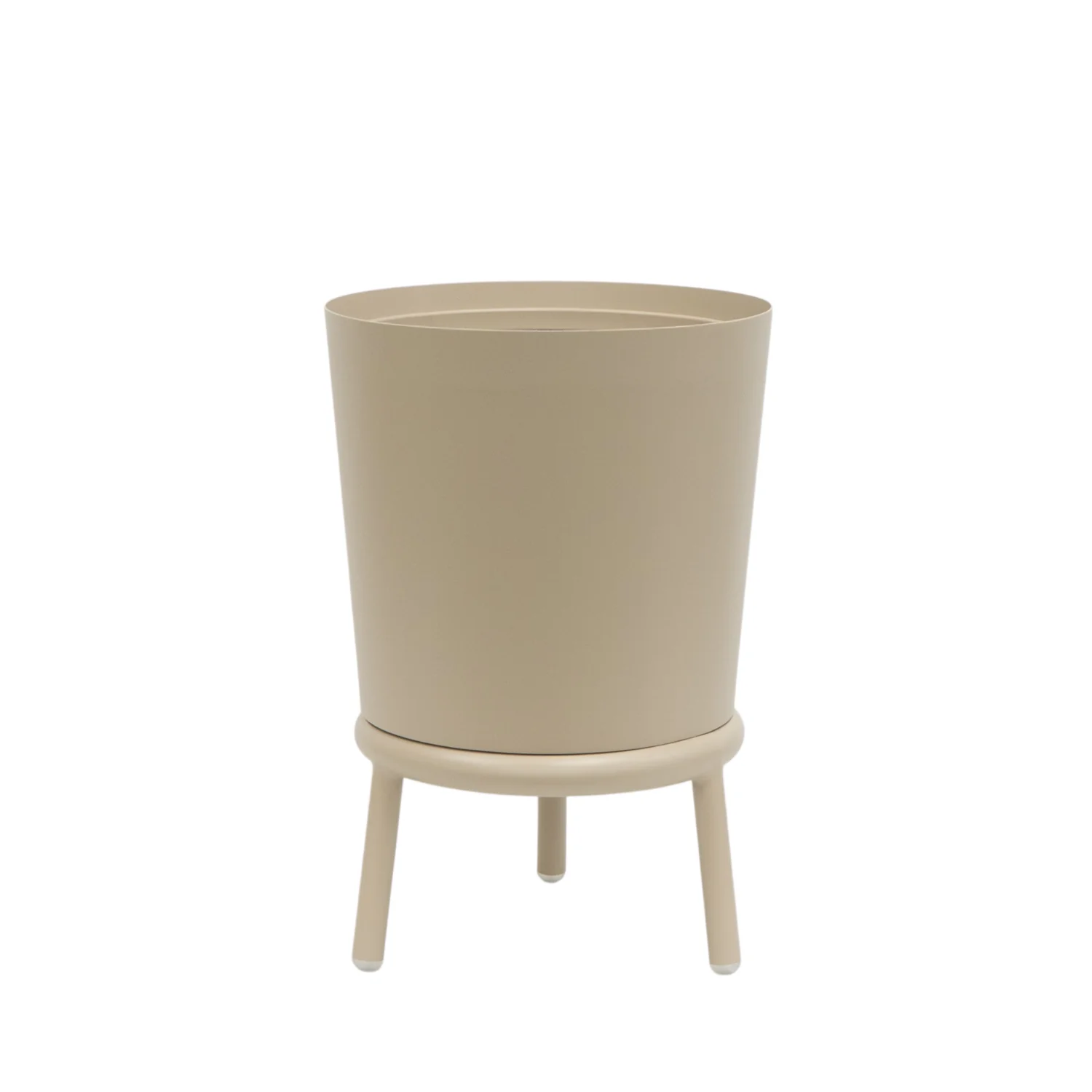 Hudson Metal Planter - Stone Taupe - Image 3