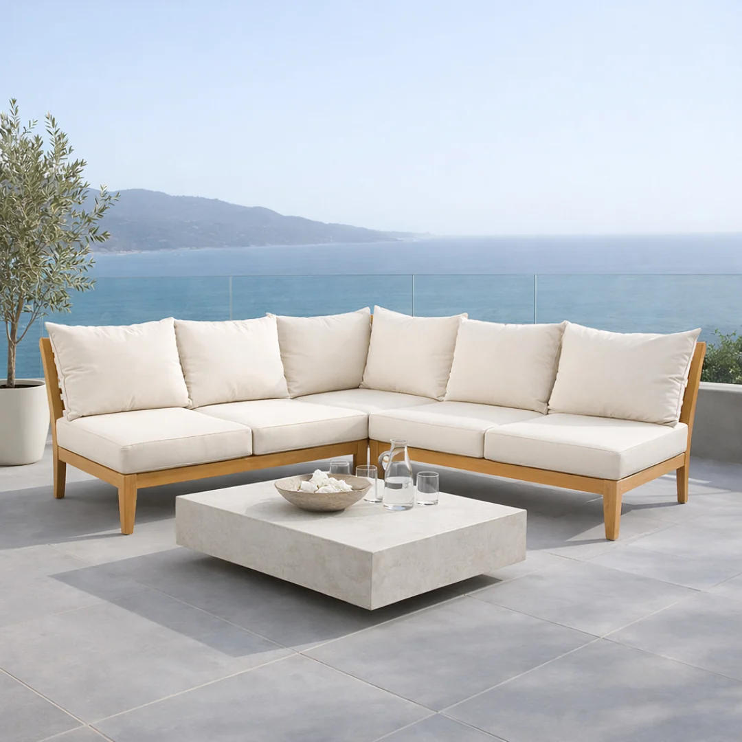 Kingsley Bate Ipanema Teak L-Shape Sectional - Image 2