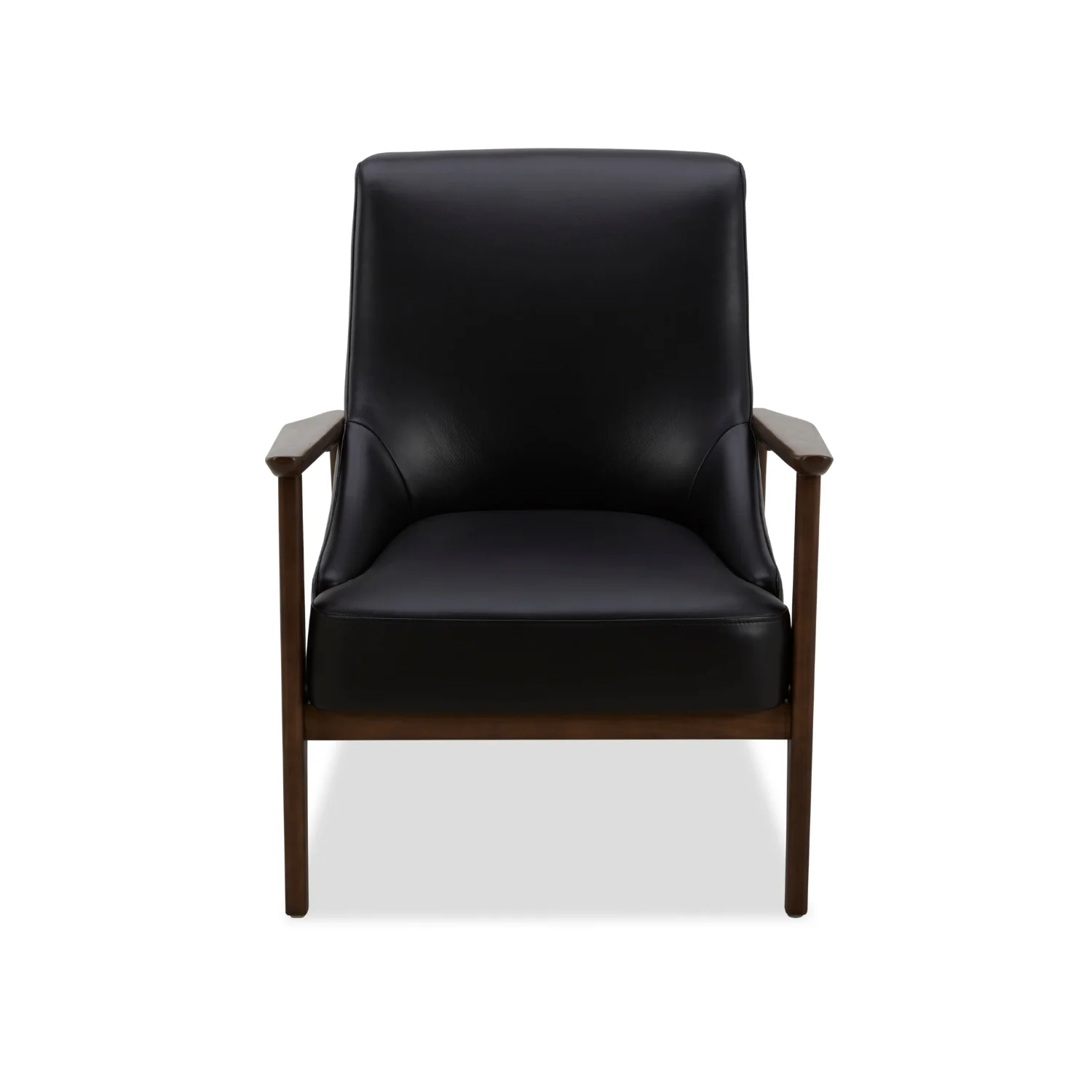 Islington Lounge Chair - Onyx Leather - Image 4