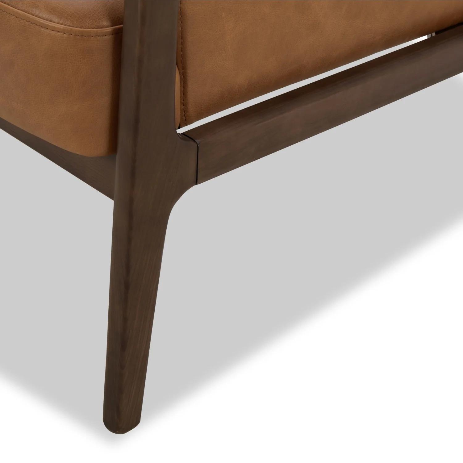 Islington Lounge Chair - Distessed Cognac Leather - Image 10