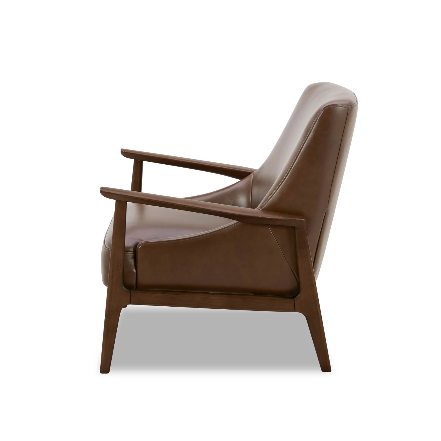 Islington Lounge Chair - Mocha Leather - Image 6