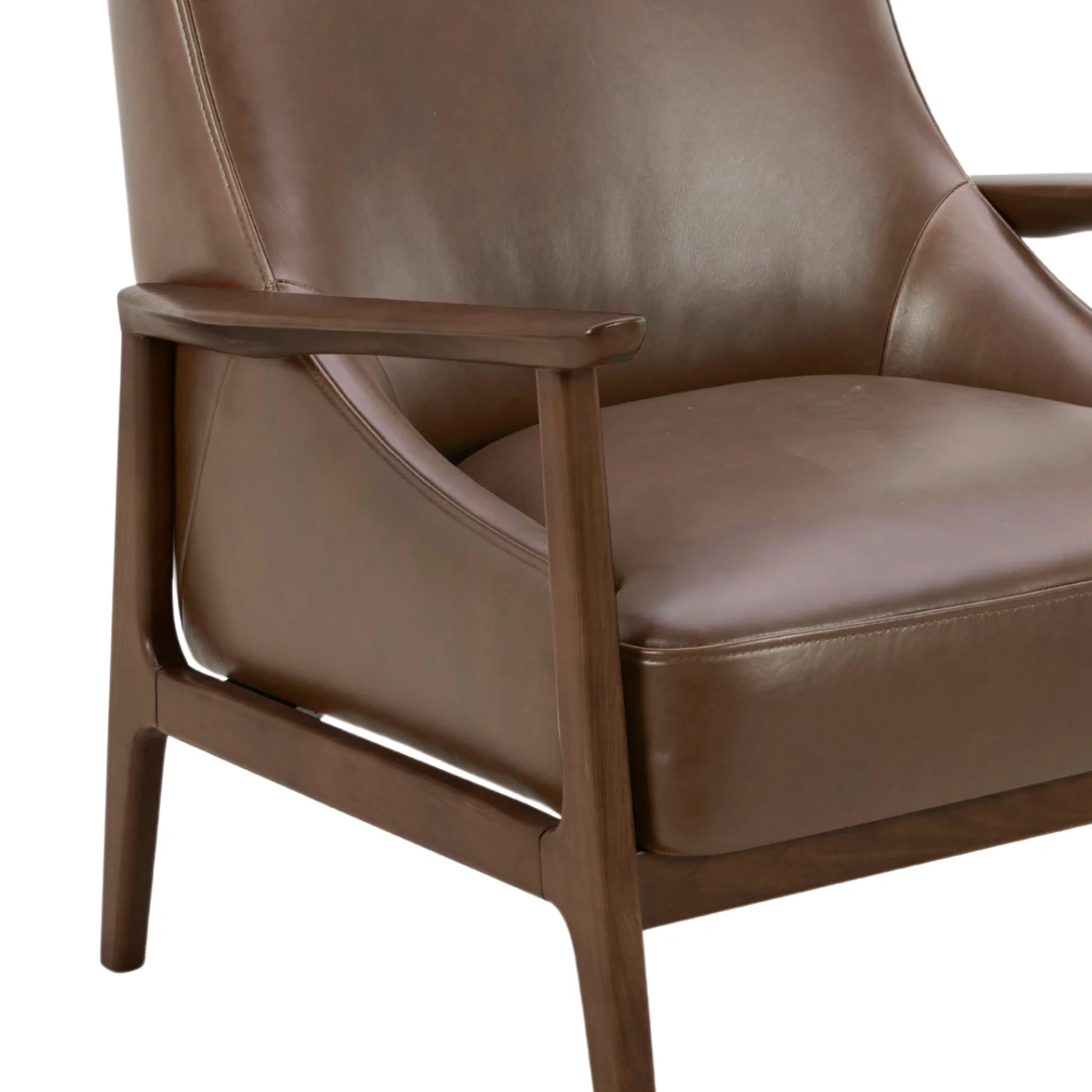 Islington Lounge Chair - Mocha Leather - Image 8