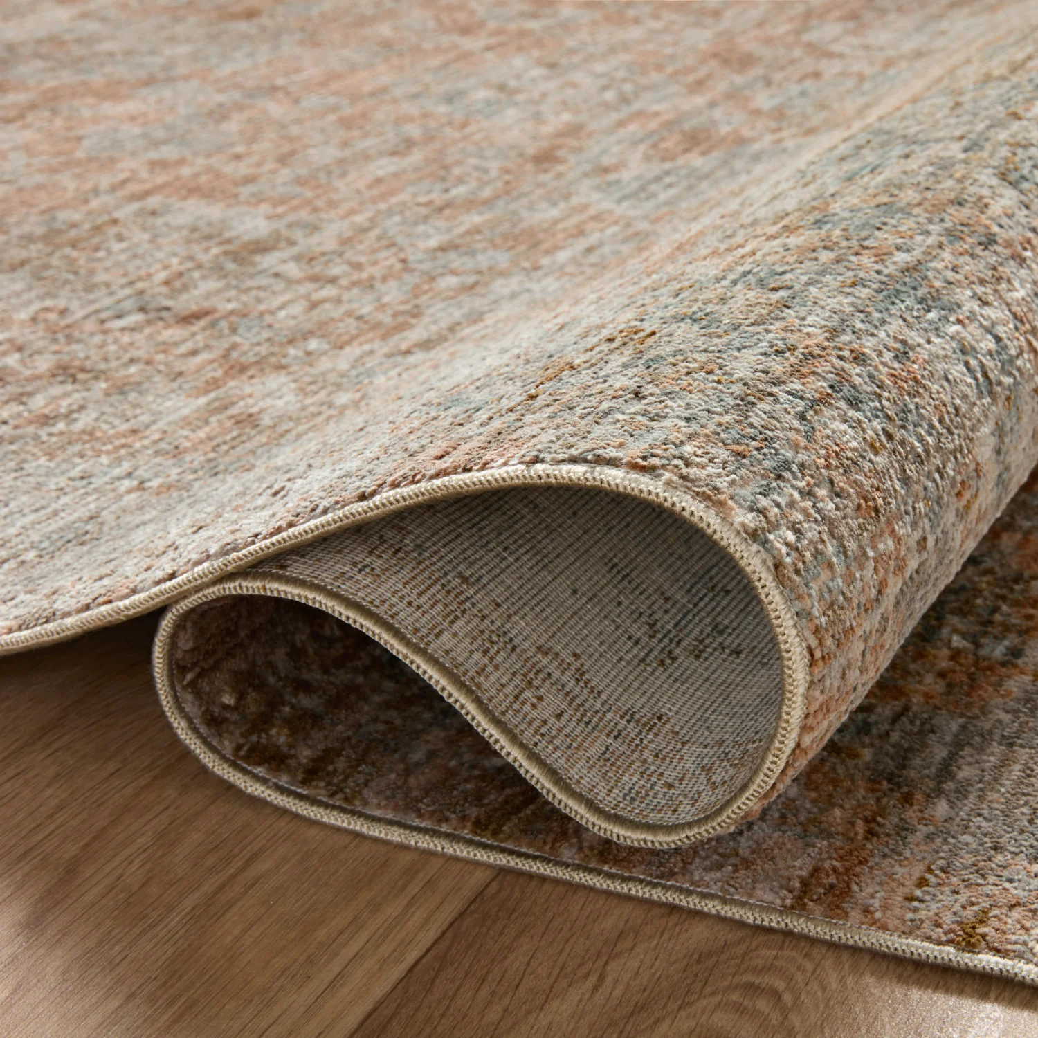 Jean Stoffer X Loloi Katherine Terracotta/ Smoke Rug - Image 9