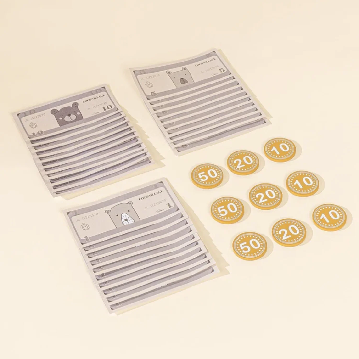 Kids Wood Cash Register Playset - Image 7