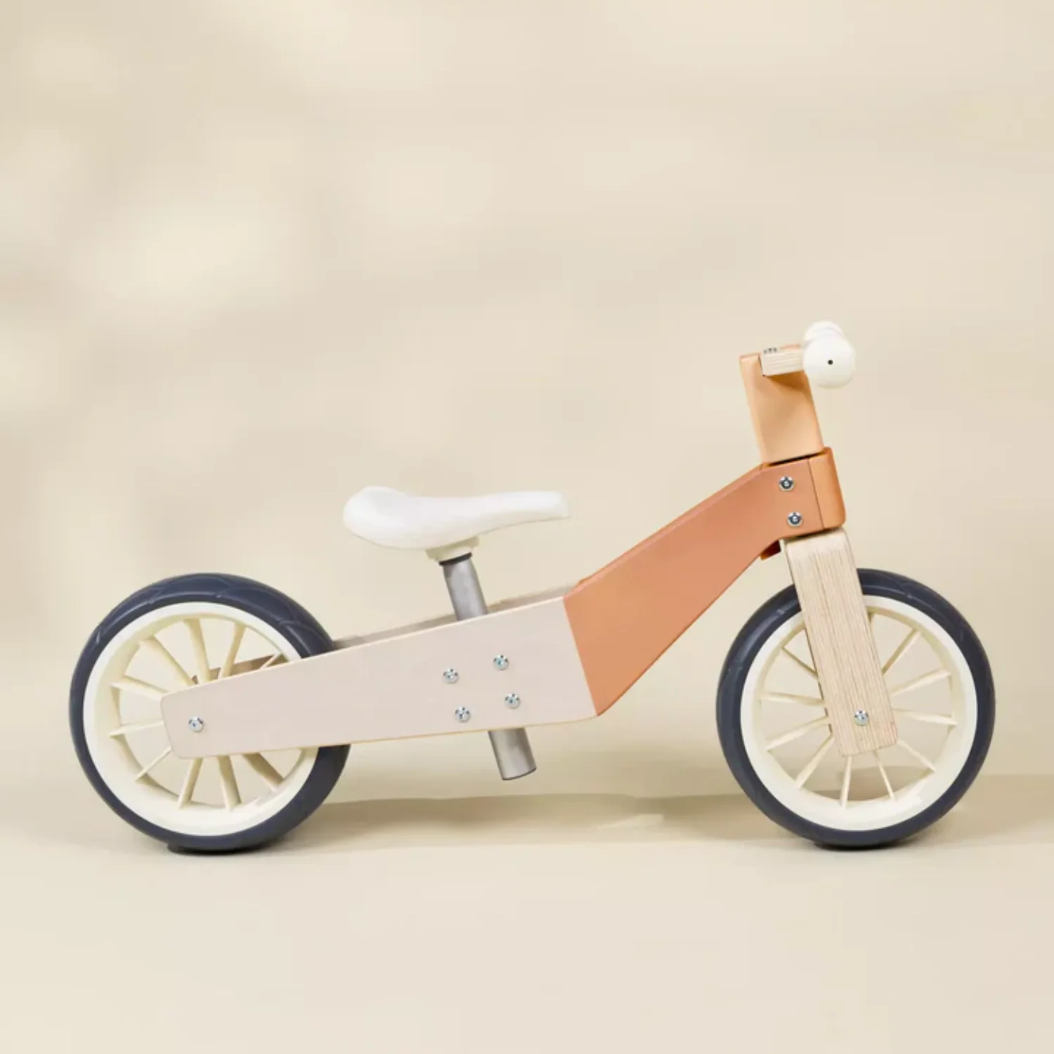 Kids Wood Grapefruit Balance Bike - Image 7