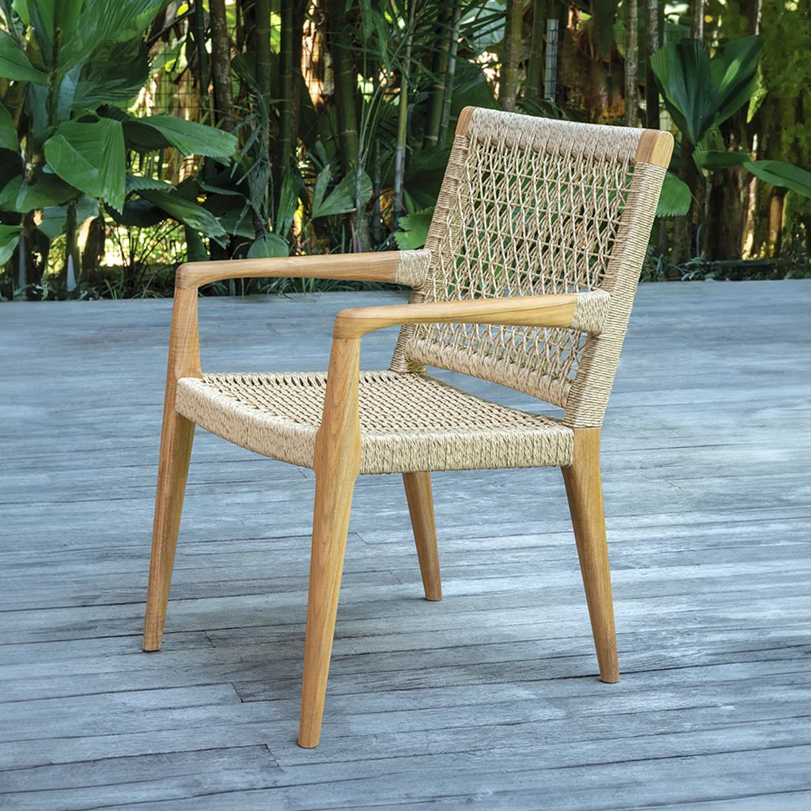 Kingsley Bate Barcelona Teak Dining Armchair - Image 3