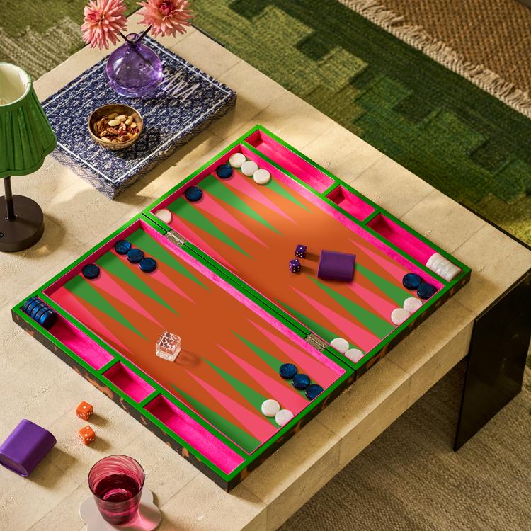 Lacquer Tortoiseshell Backgammon