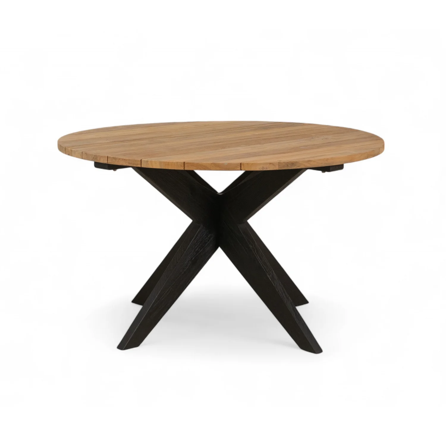 Largo 51" Round Rustic Teak Dining Table - Image 3