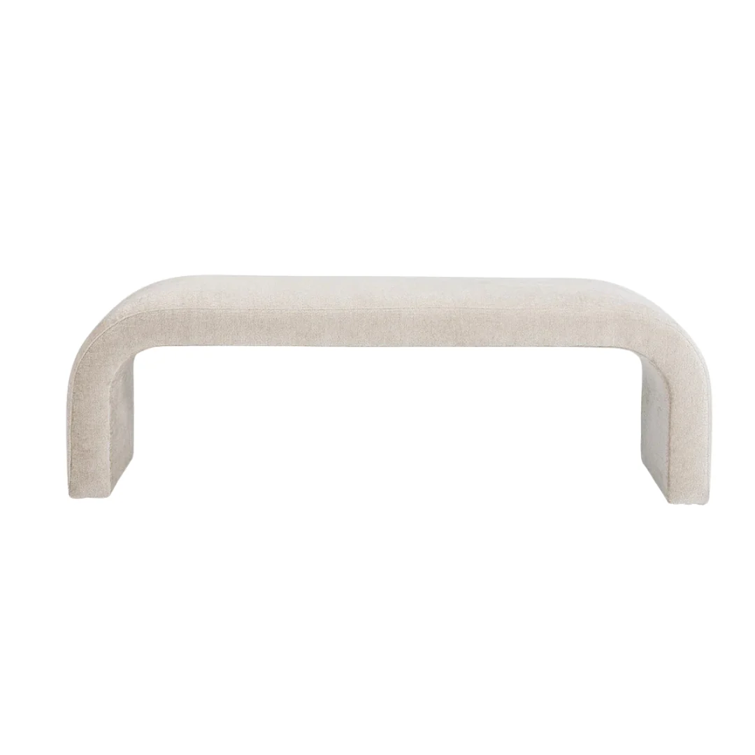 Laurent Bench - Bergen Taupe - Image 4