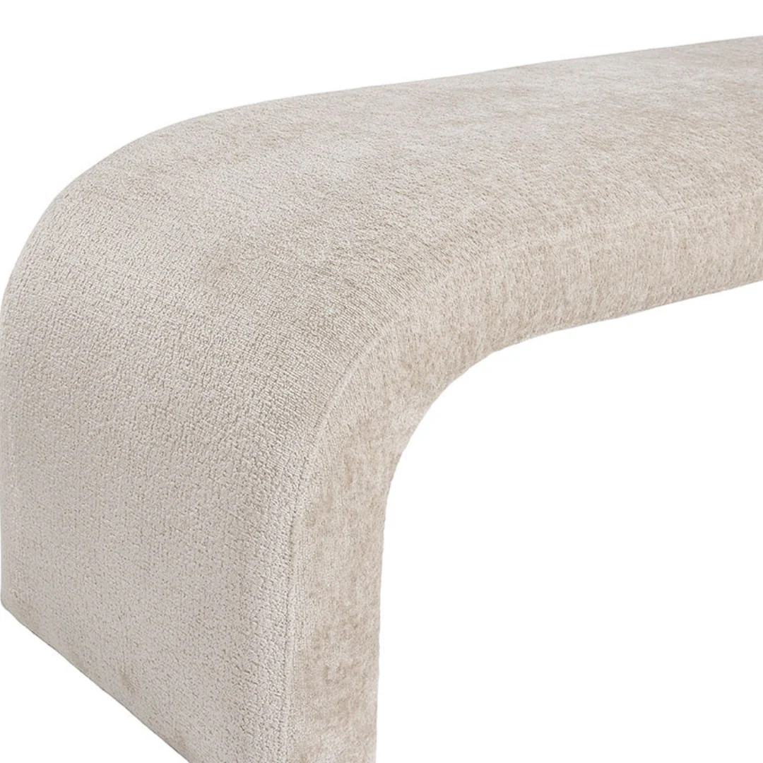 Laurent Bench - Bergen Taupe - Image 6