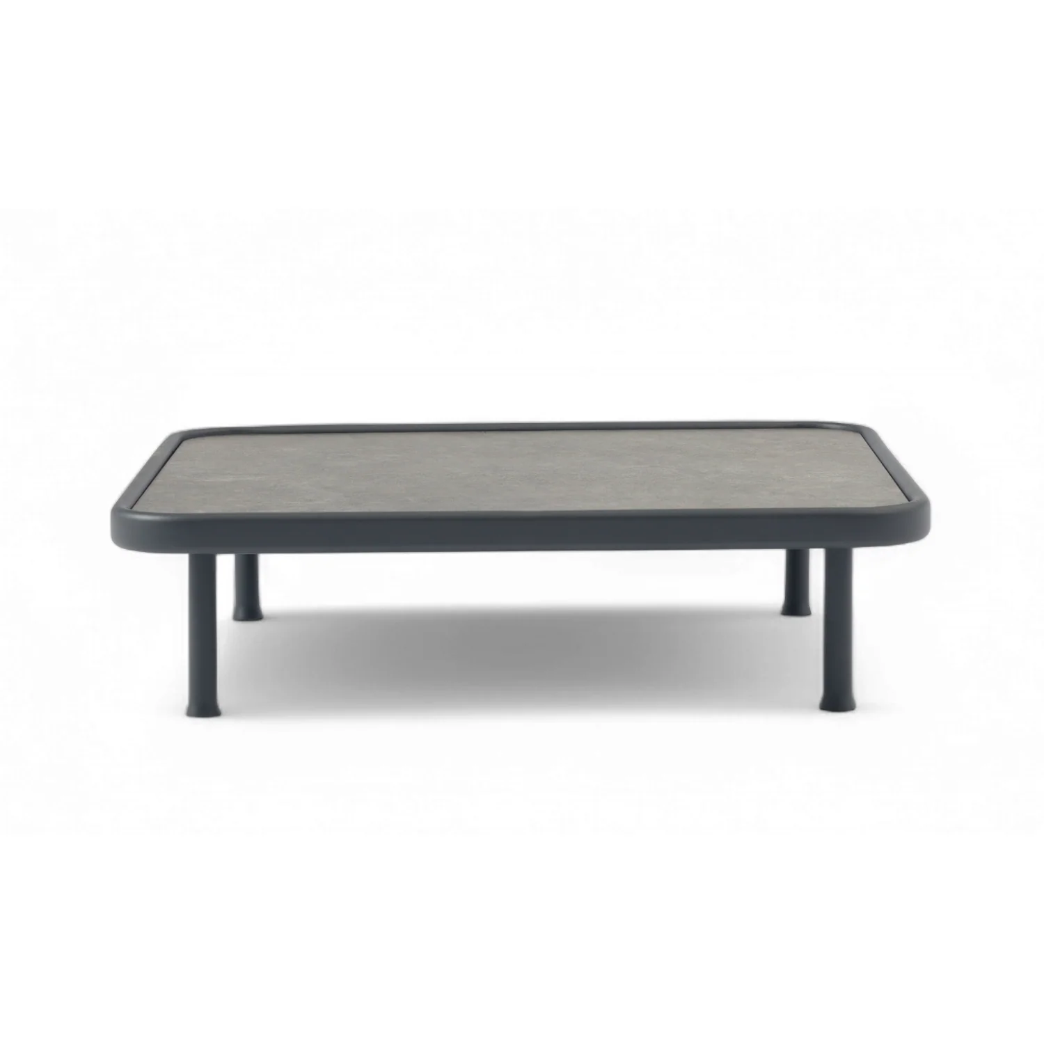 Laval Ceramic/Teak Coffee Table - Charcoal - Image 4
