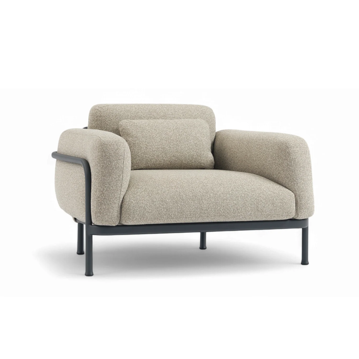 Laval Lounge Chair - Charcoal - Image 4