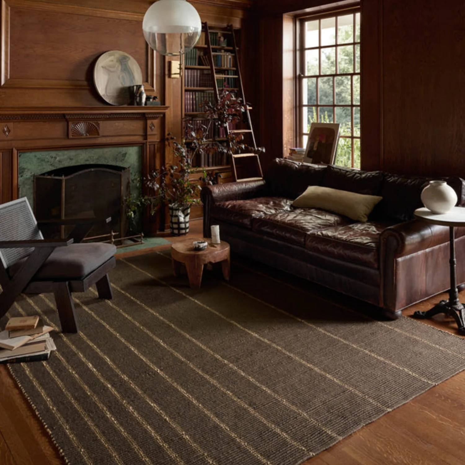 Leanne Ford x Loloi Weatherstaff Espresso/Natural Jute Rug - Image 2
