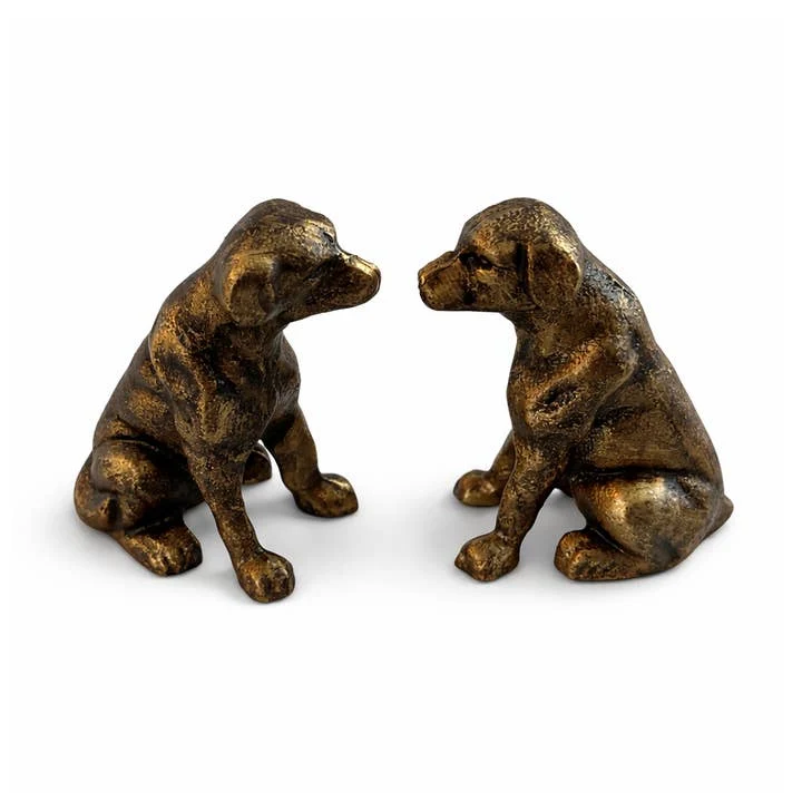 Library Hounds Cast Iron Book Ends (Set of 2) - Image 2