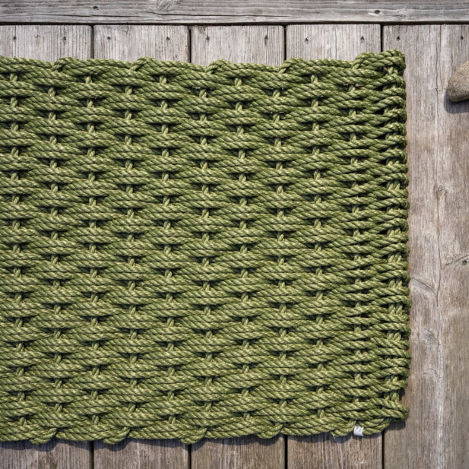 Rope Runner Doormat - Loden Green - Image 2