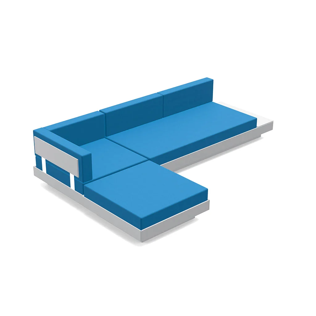 Loll Platform One 3-Seater Chaise Sectional - Image 13