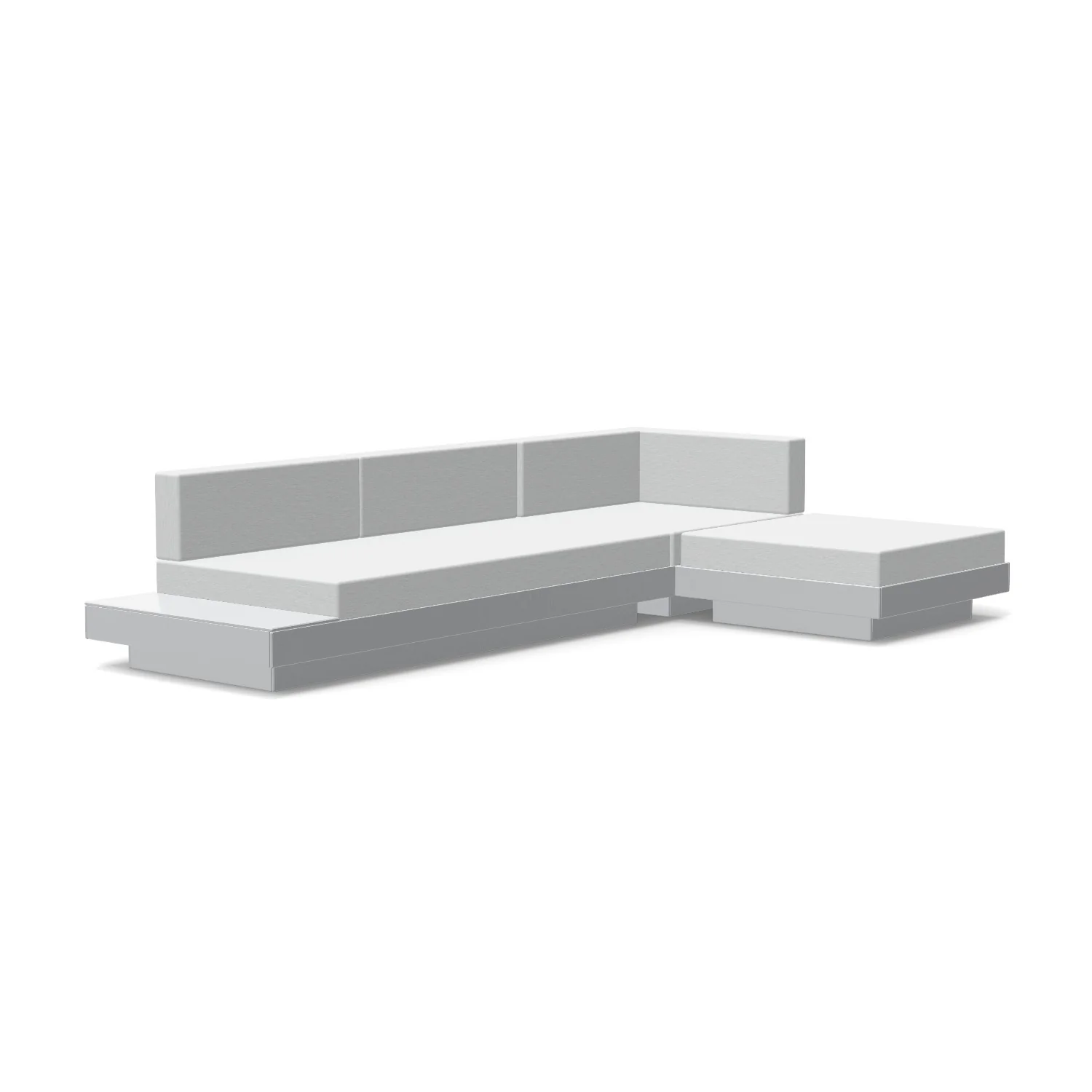 Loll Platform One 3-Seater Chaise Sectional - Image 7