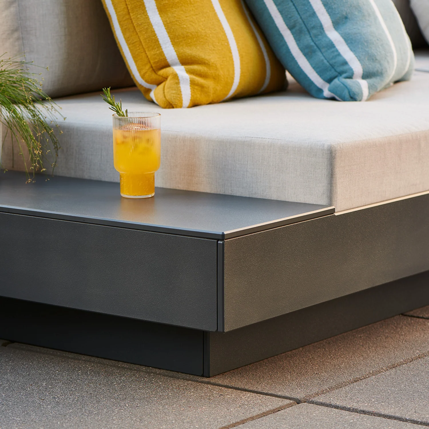 Loll Platform One L-Shape Sectional & Ottoman - Image 12