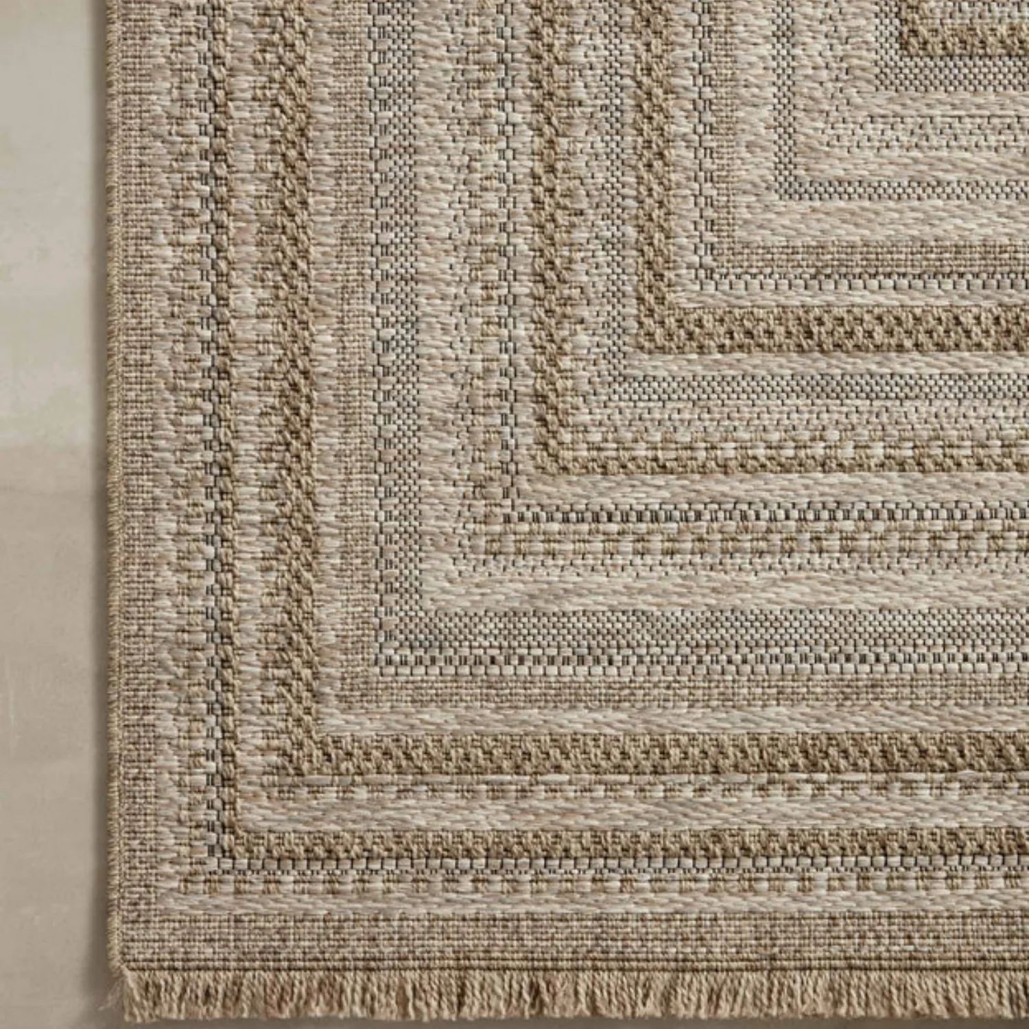 Loloi II Dawn-01 Natural Outdoor Rug - Image 3