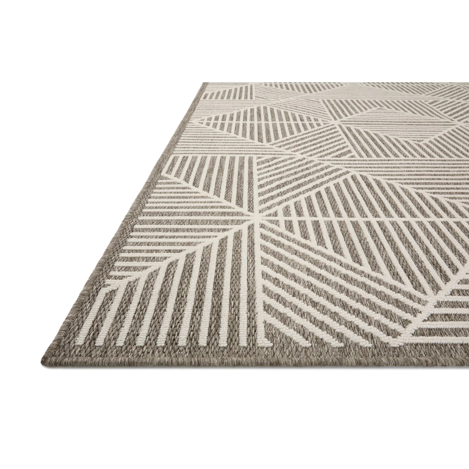 Loloi Rainier Ivory/Natural Outdoor Rug - Image 5