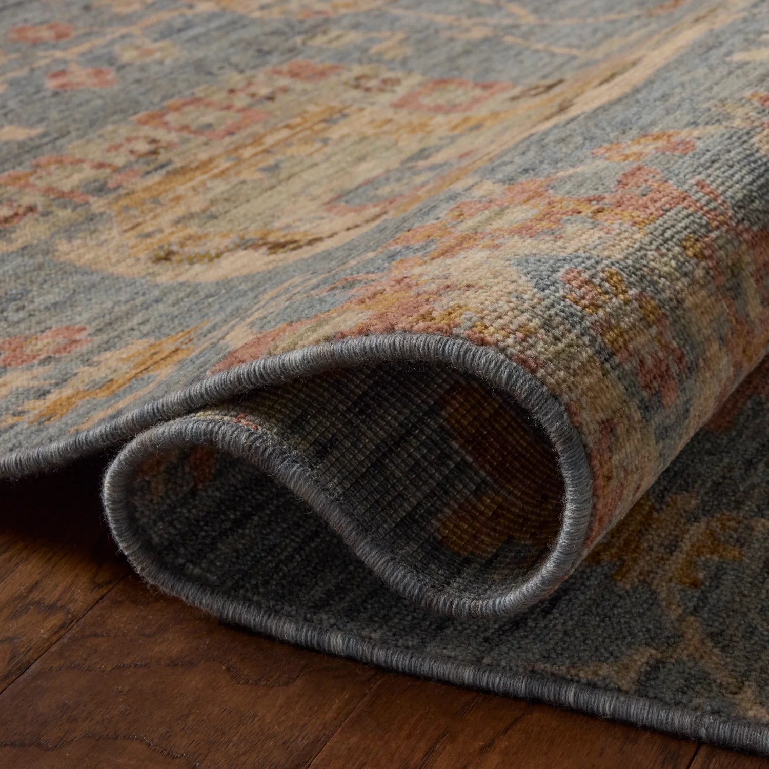 Loloi Reign Denim/ Multi Wool Rug - Image 8