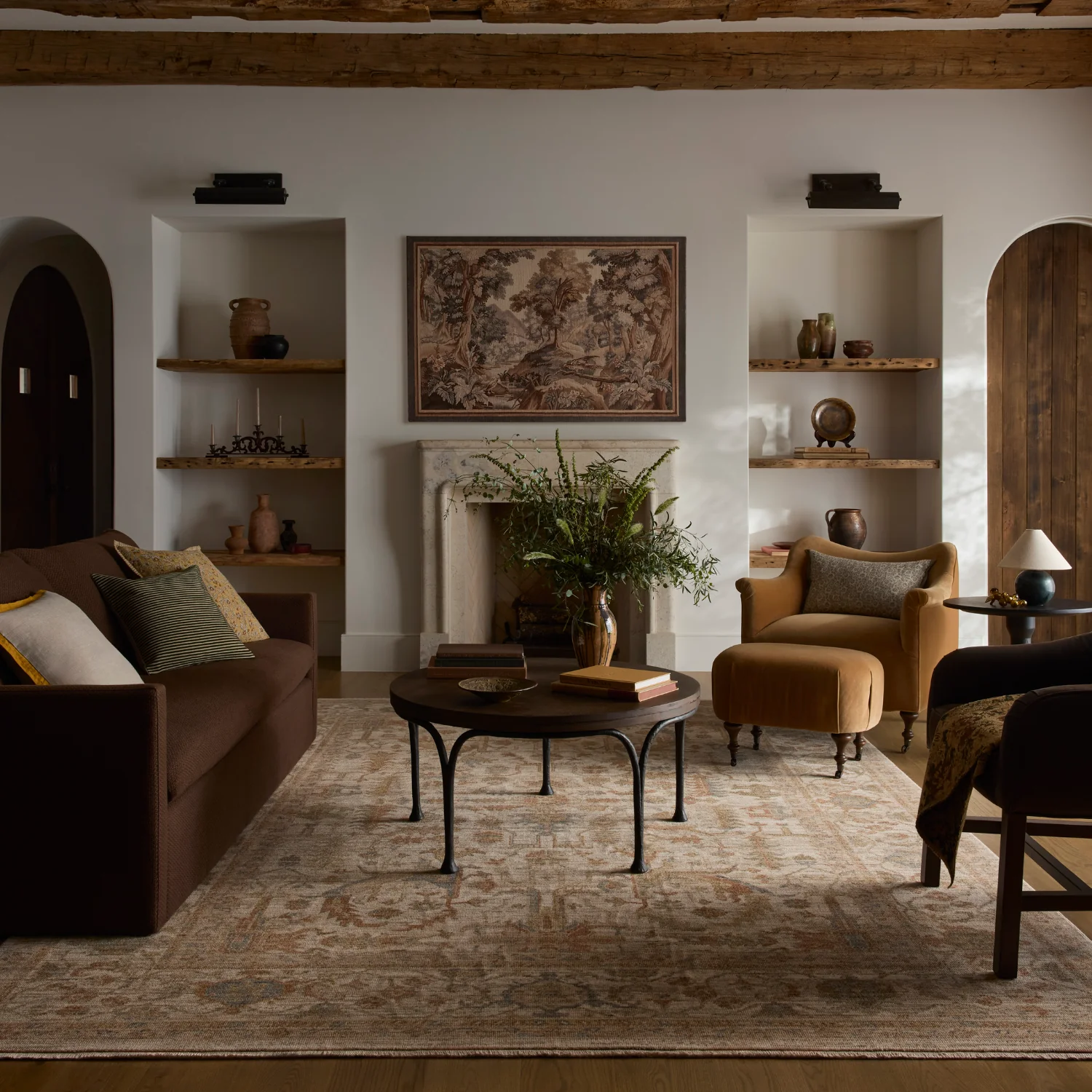 Loloi Reign Ivory/ Sunset Wool Rug - Image 2