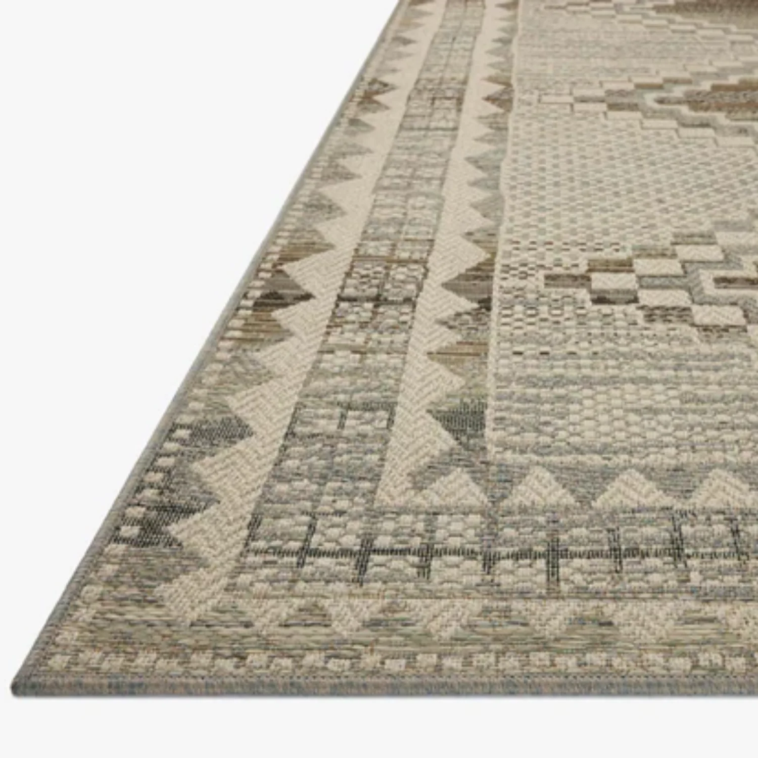 Loloi Saylor Ivory/Granite Outdoor Rug - Image 6