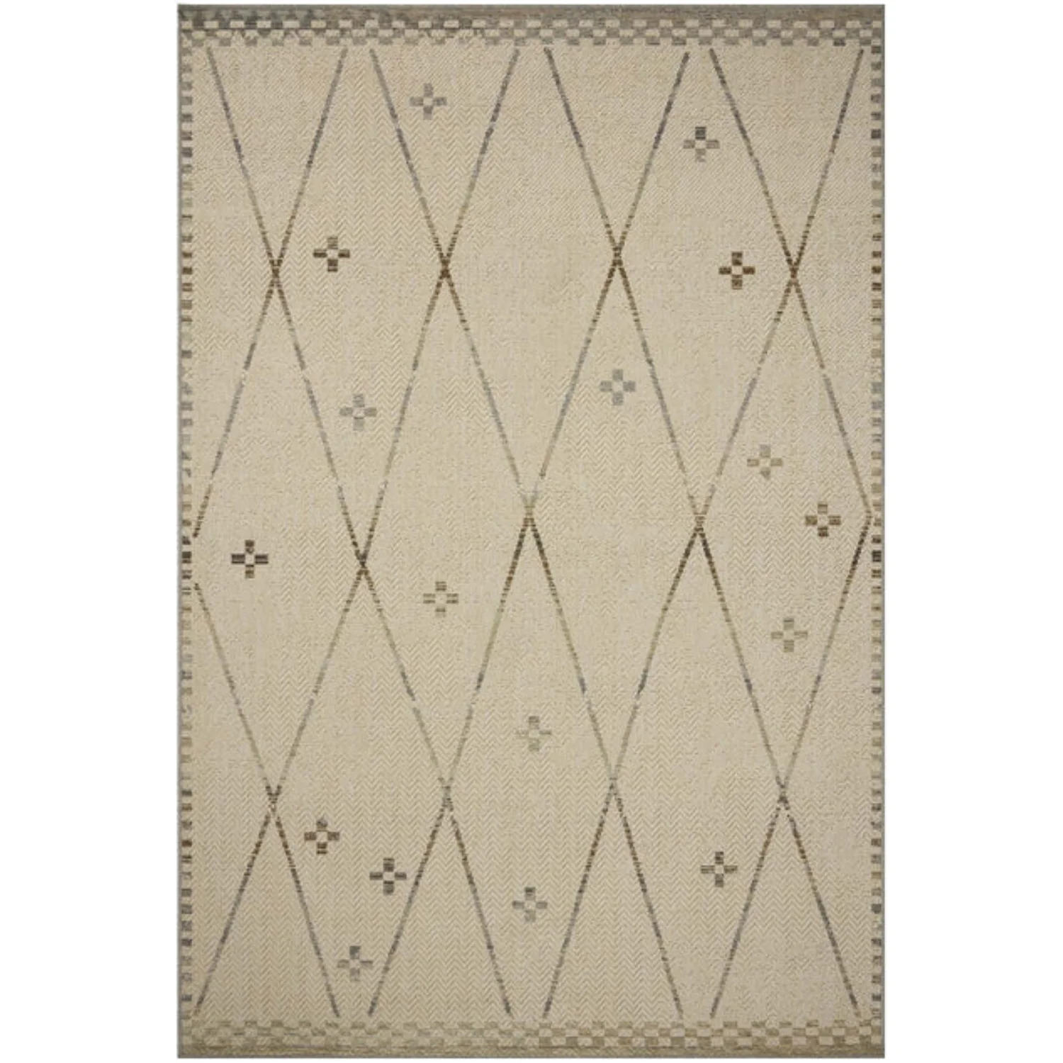 Loloi Saylor Ivory/Pebble Outdoor Rug