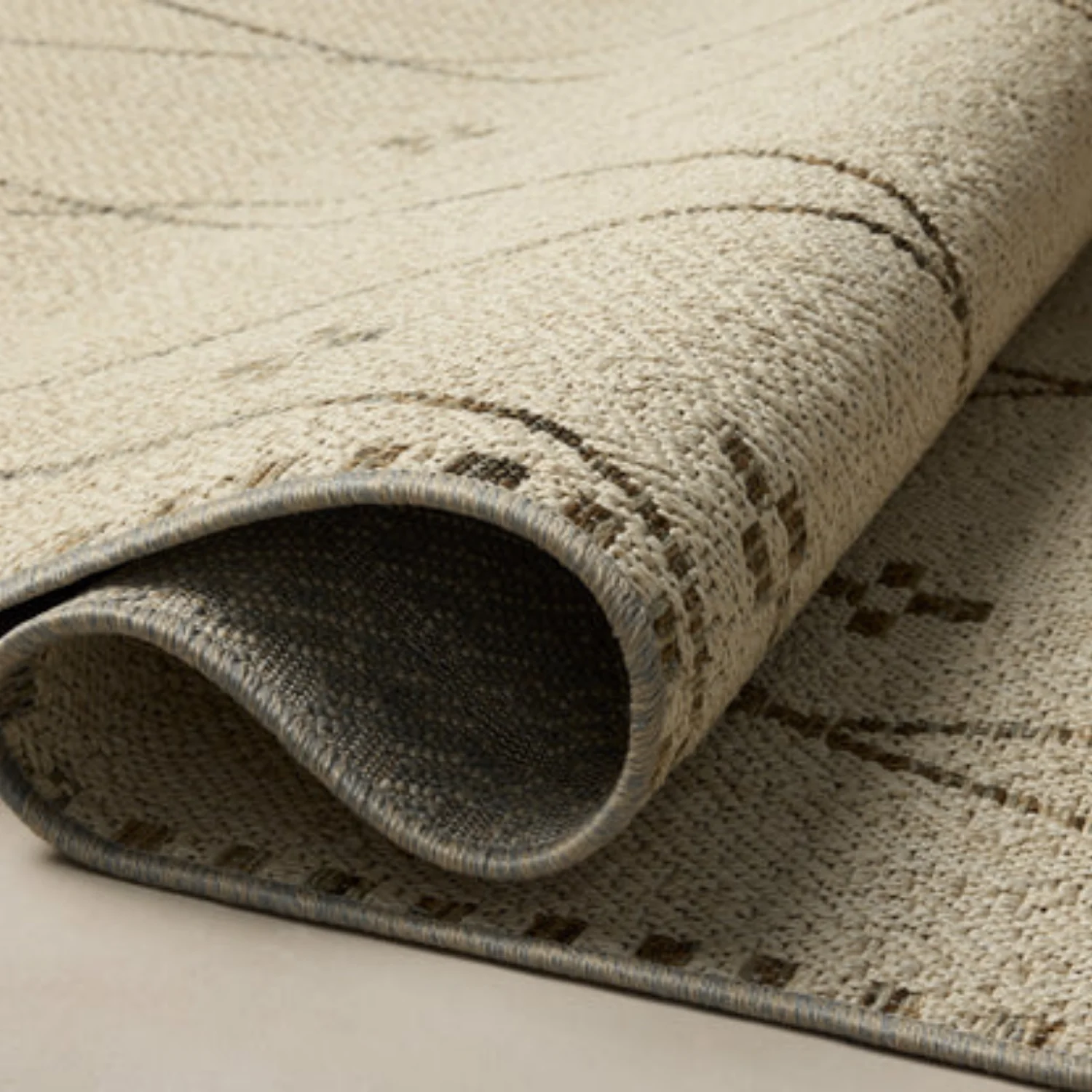 Loloi Saylor Ivory/Pebble Outdoor Rug - Image 5