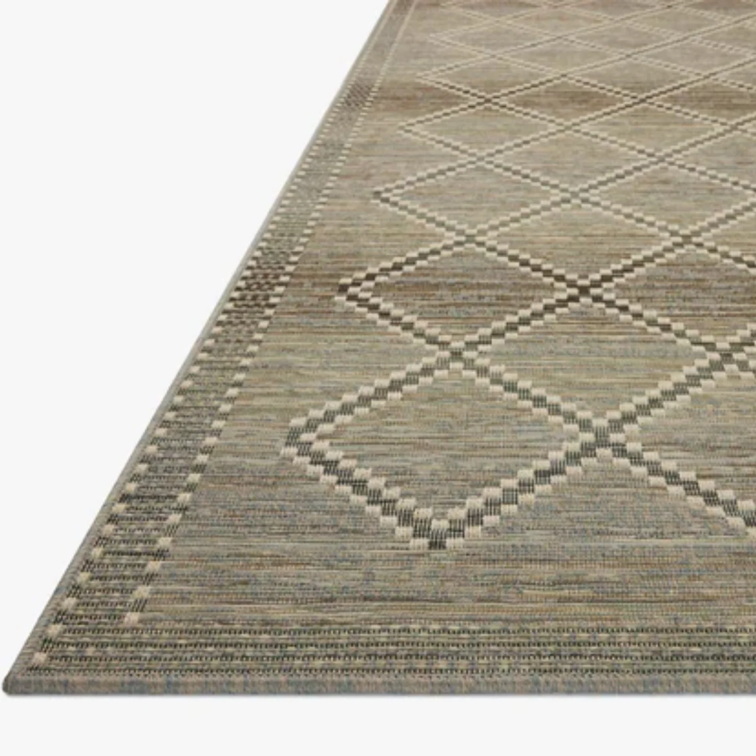 Loloi Saylor Stone/Ivory Outdoor Rug - Image 6