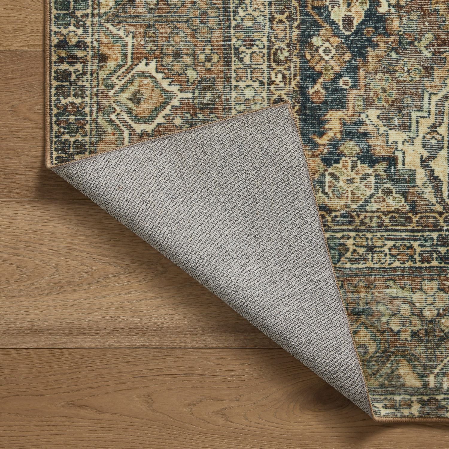 Magnolia Home x Loloi Banks Blue & Spice Washable Rug - Image 7