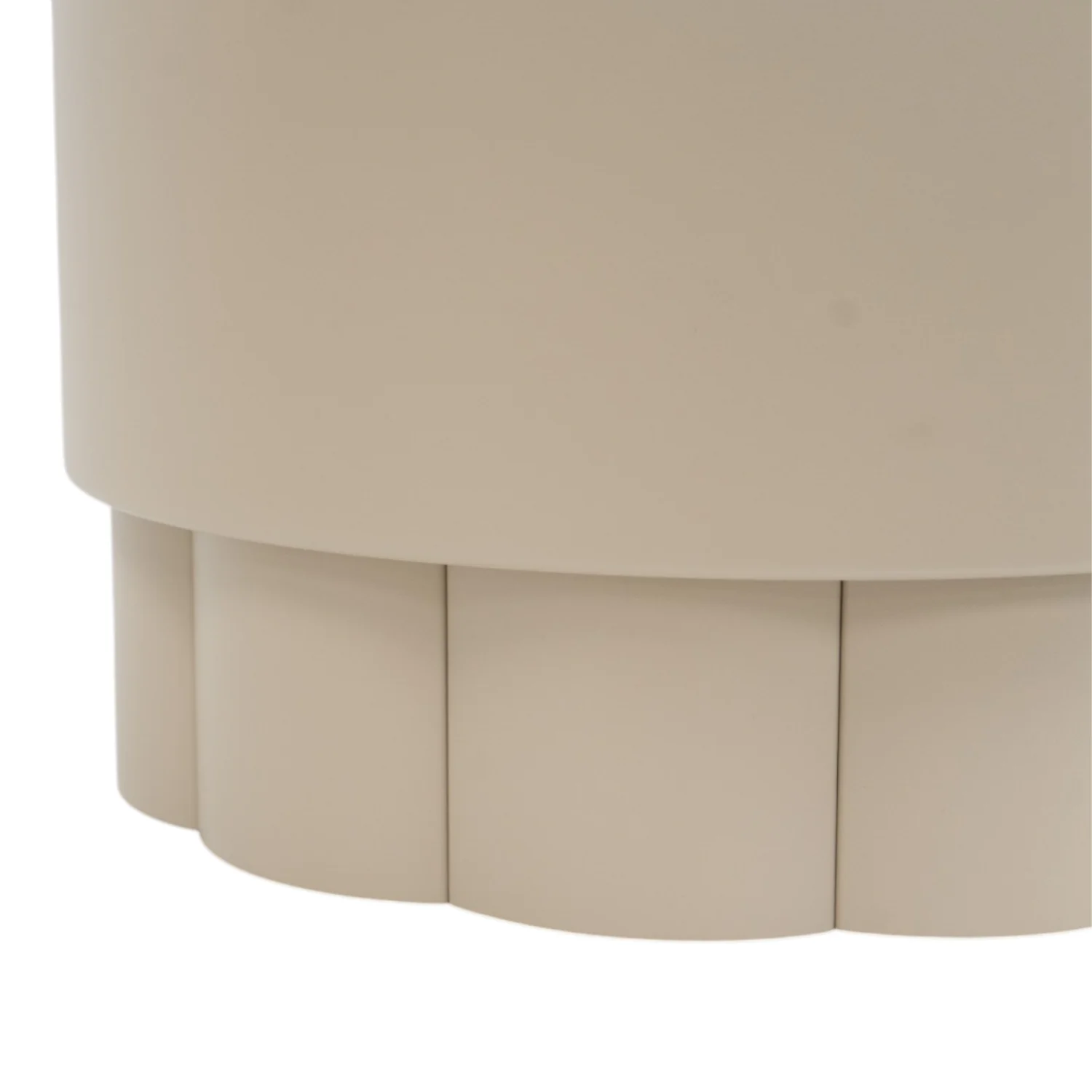Lotus Metal Planter - Taupe - Image 4