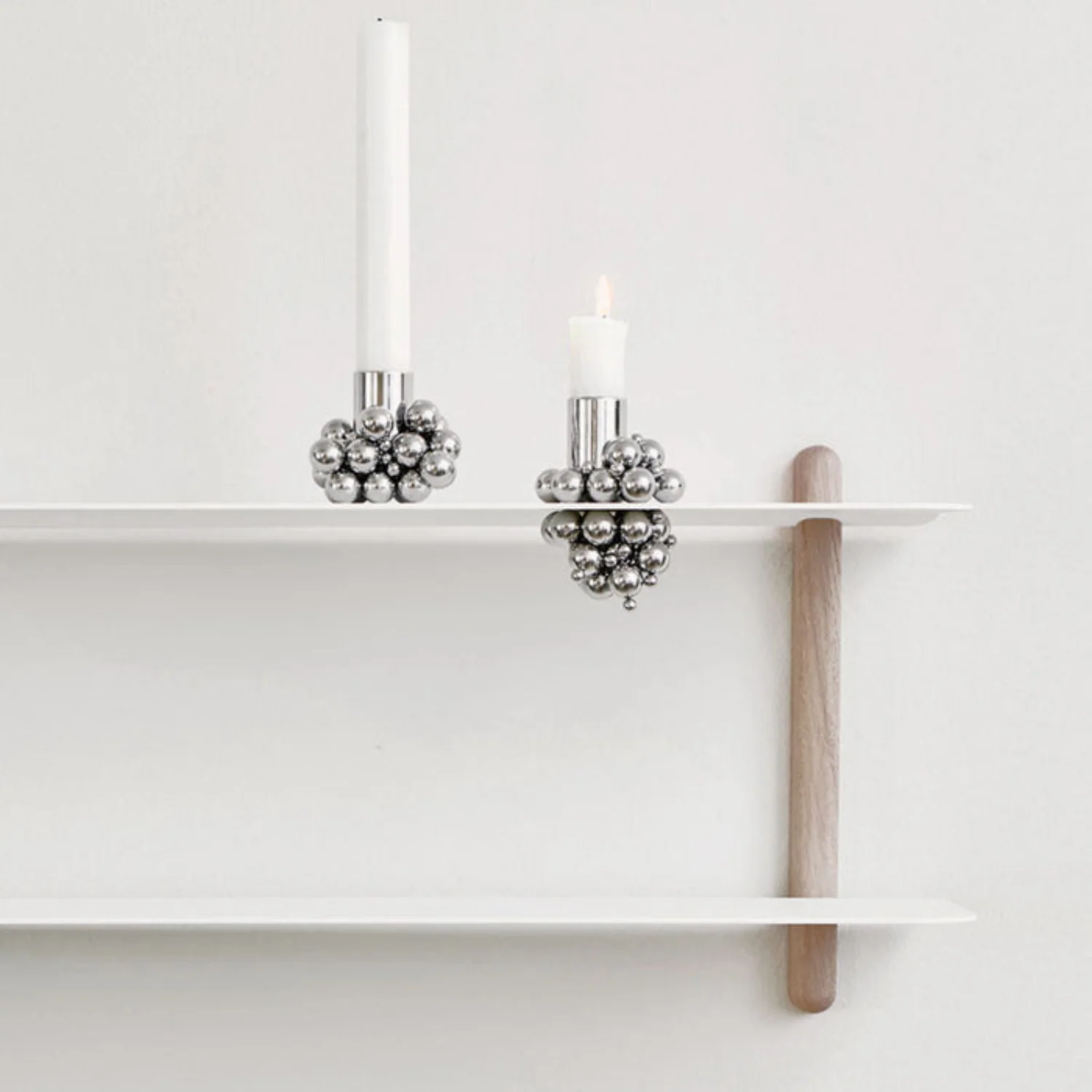 Magnetic Chrome Candle Holder - Image 6