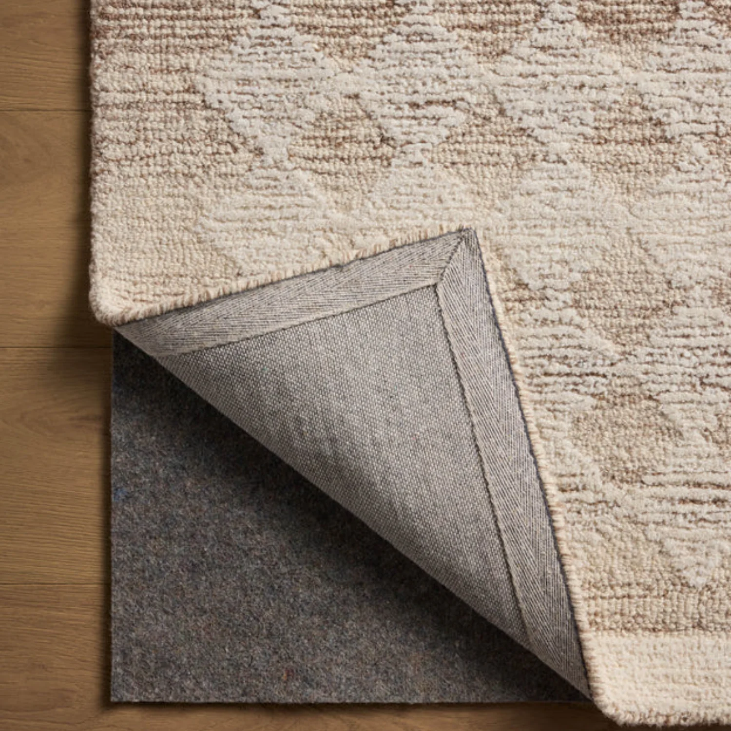 Magnolia Home x Loloi Rae Natural/Ivory Wool Rug - Image 4