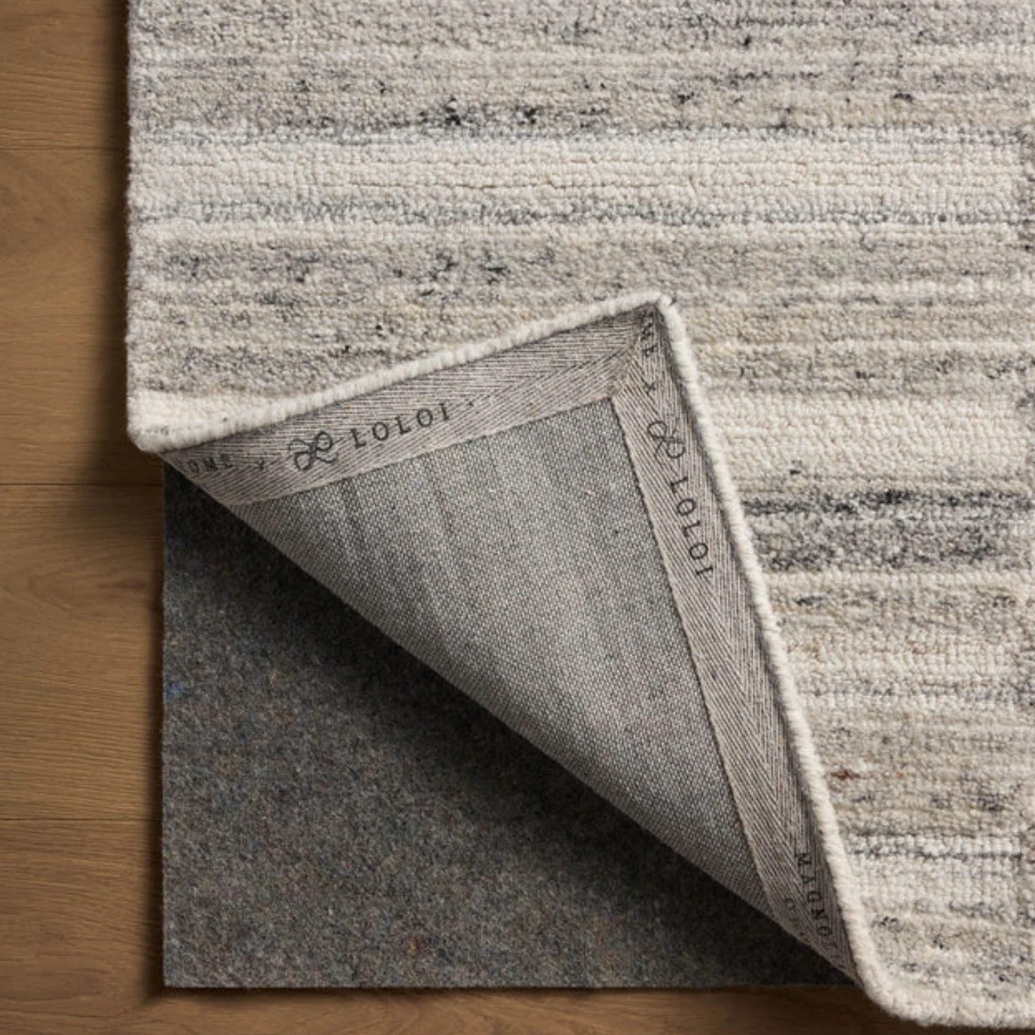 Magnolia Home x Loloi Rae Stone/Ivory Wool Rug - Image 5