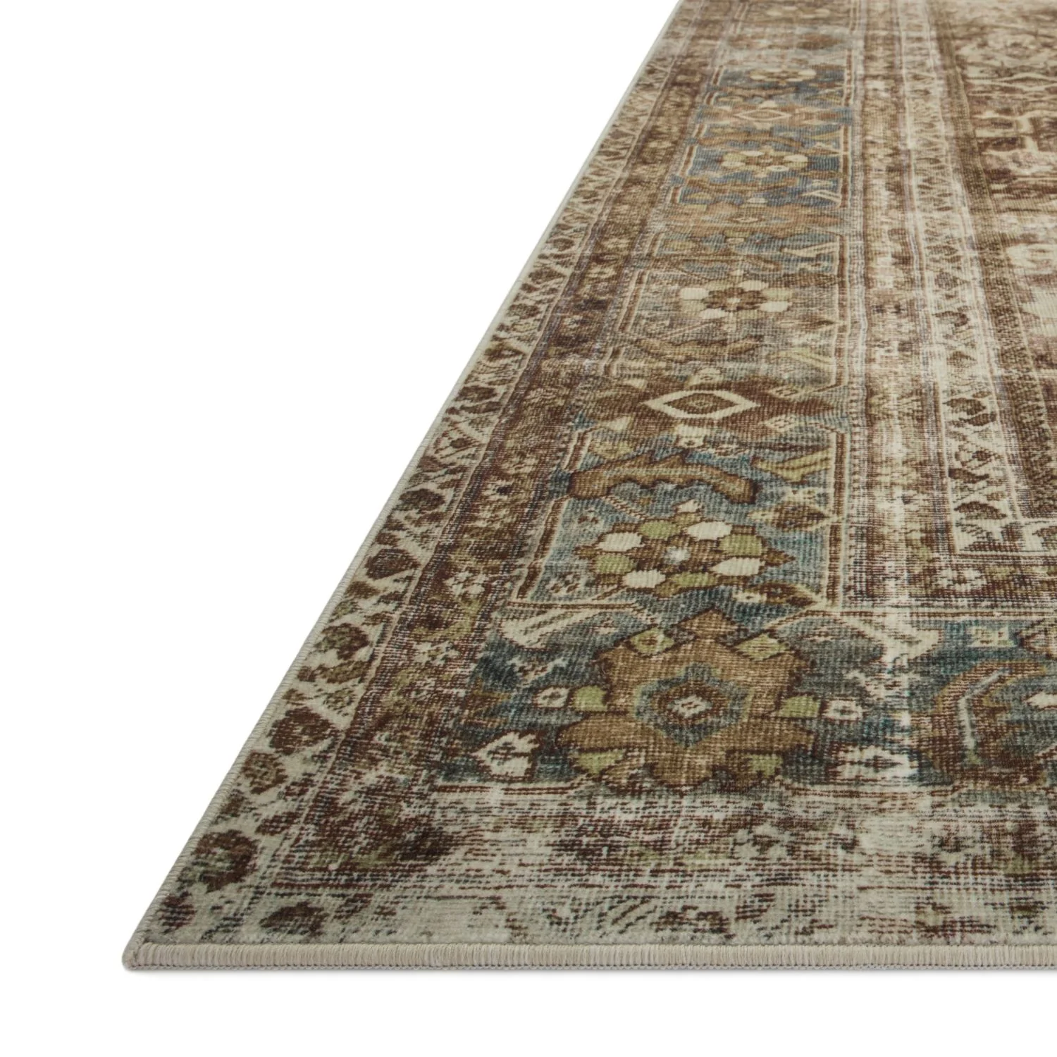 Magnolia Home x Loloi Sinclair Rust/Lagoon Washable Rug - Image 10