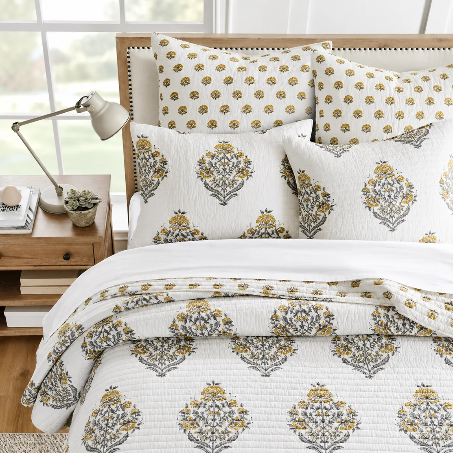 Maison Jardin Bush Ivory Euro Sham (Set of 2) - Image 3
