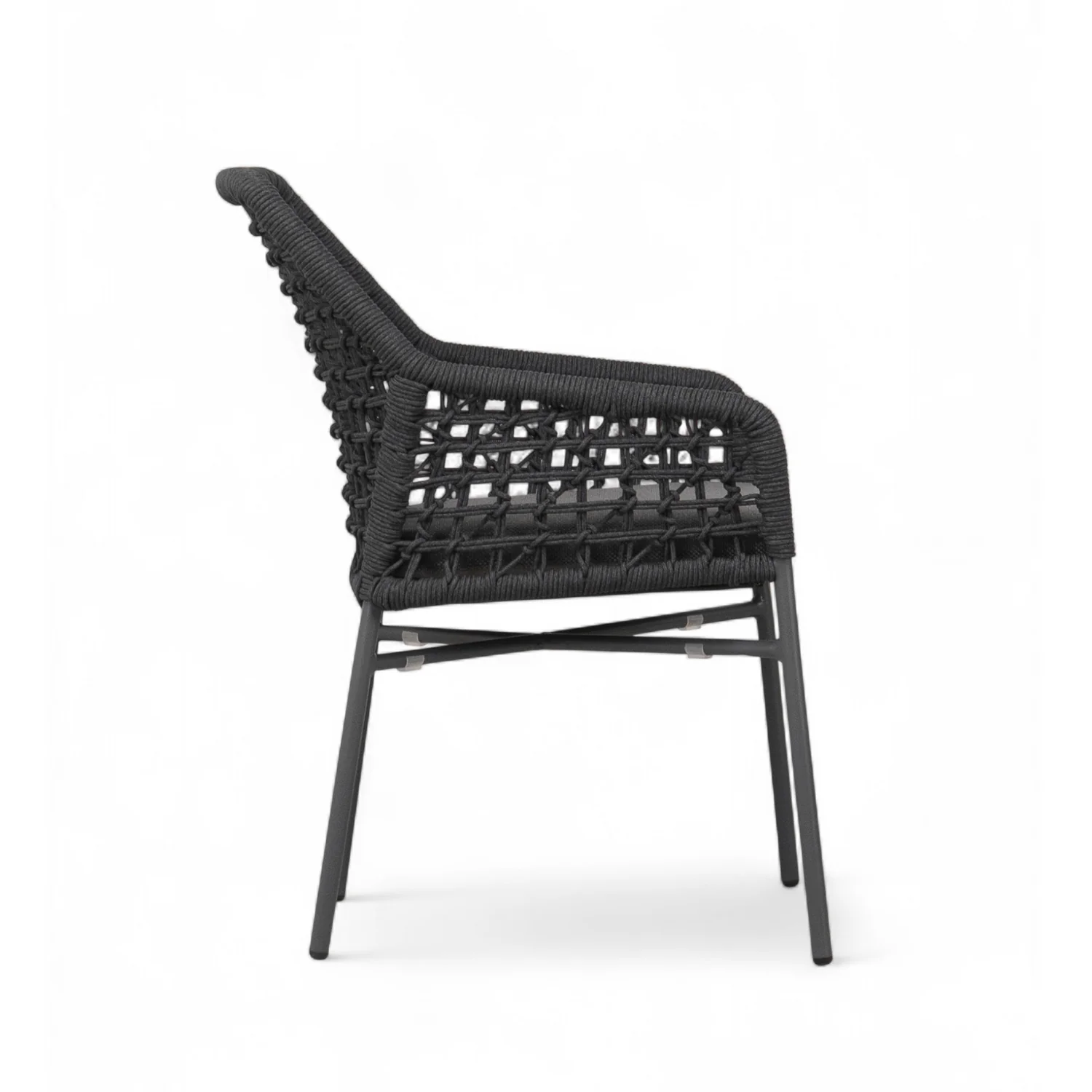 Marlee Dining Arm Chair - Charcoal - Image 3
