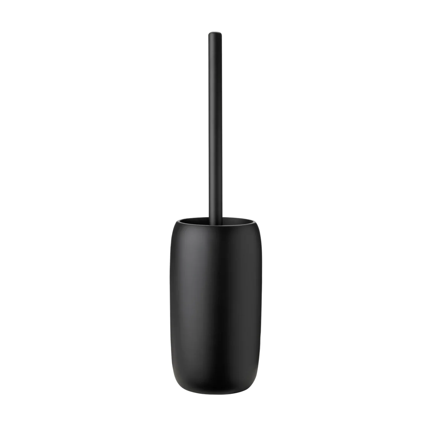Matte Onyx Toilet Brush Holder - Image 2