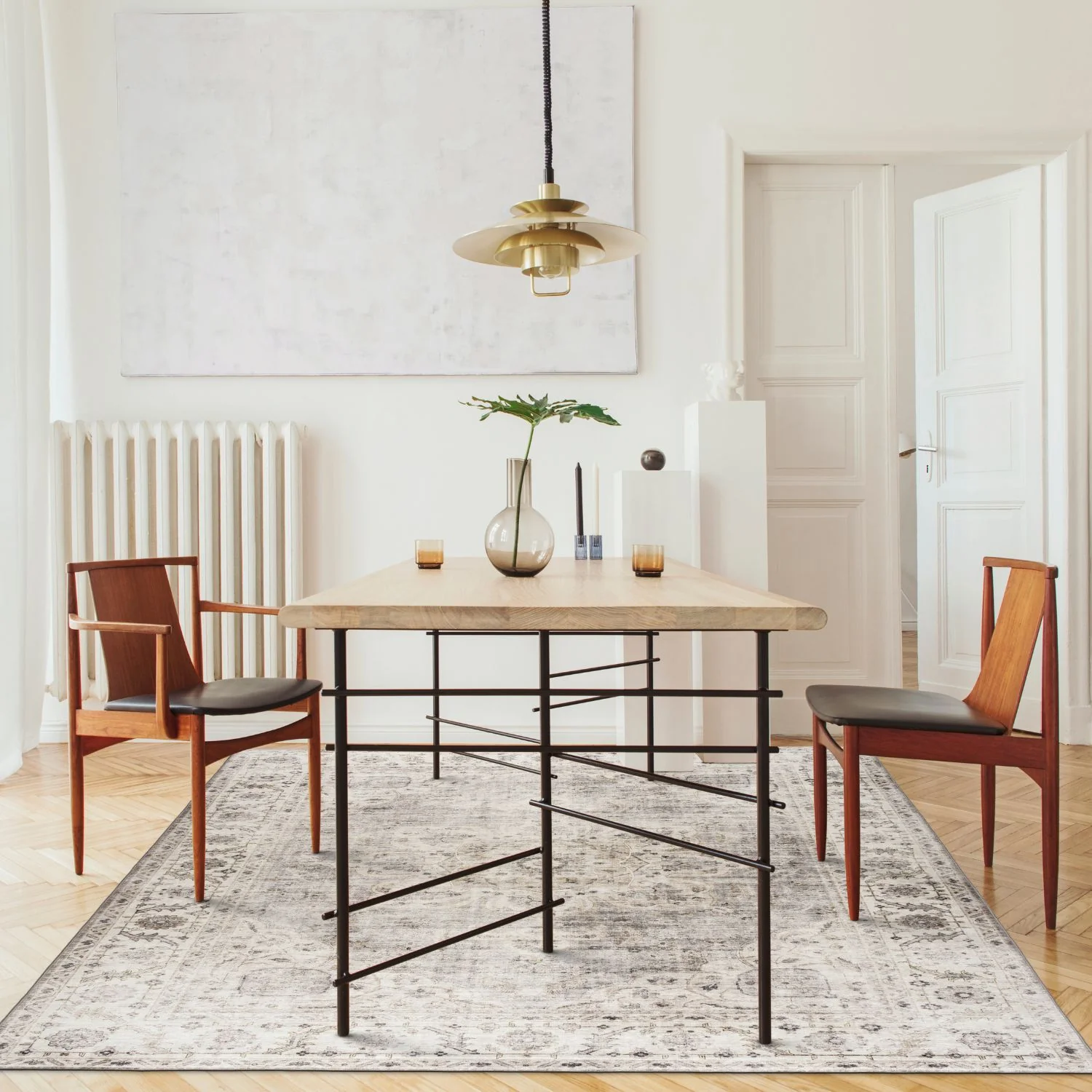 Maude Beige/Ivory Washable Rug - Image 11