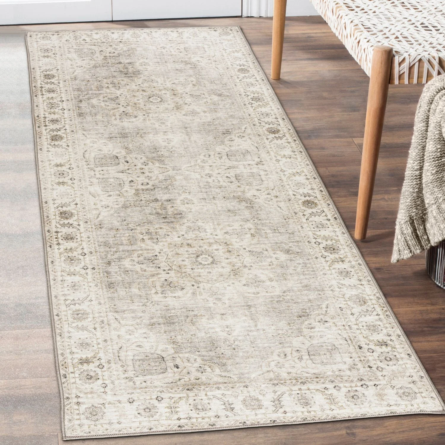 Maude Beige/Ivory Washable Rug - Image 13