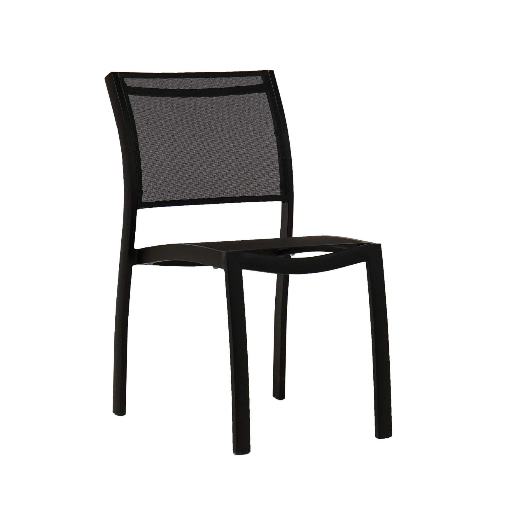 Metro Black Side Chair