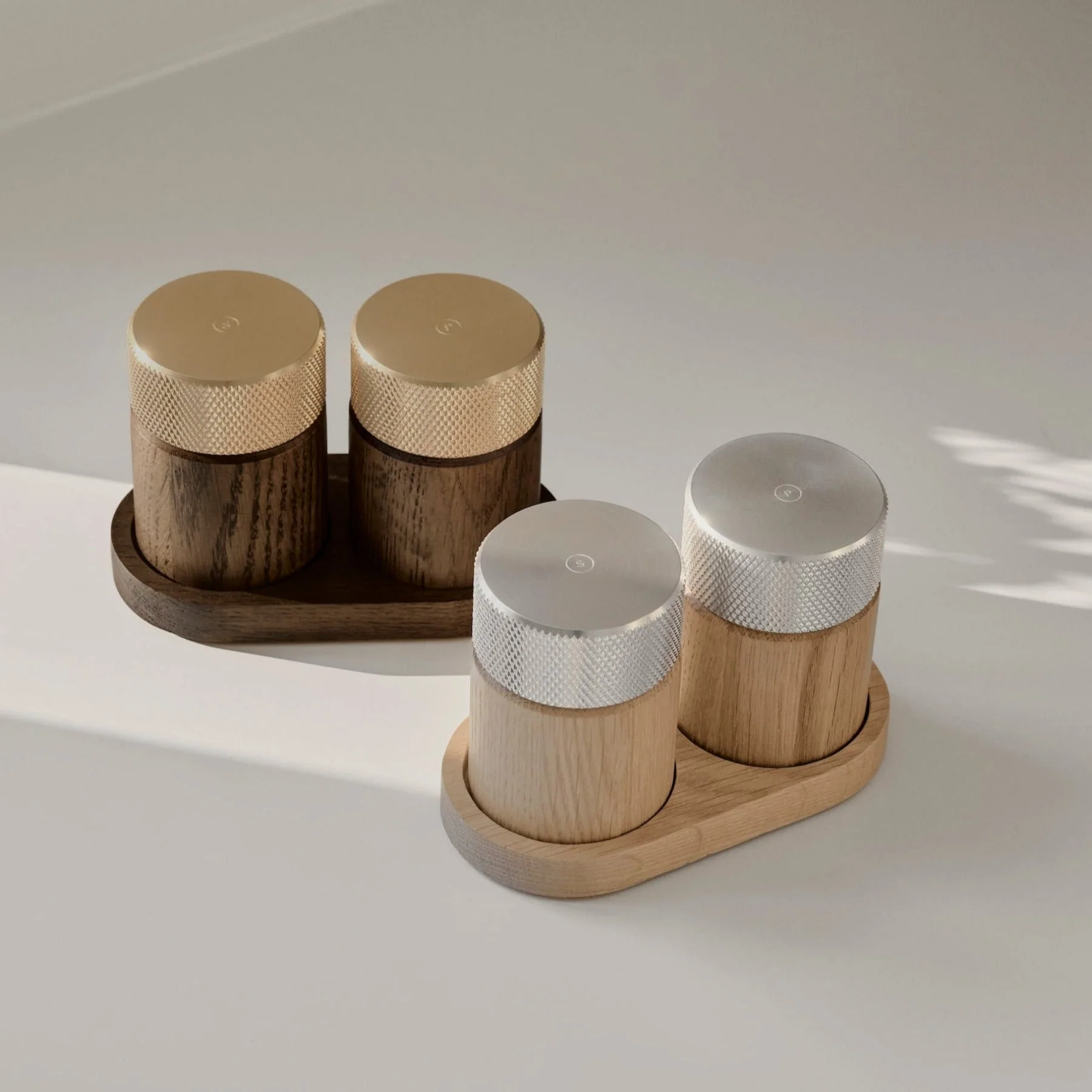 Ash/Brass Salt & Pepper Mill (Set of 2) - Image 7