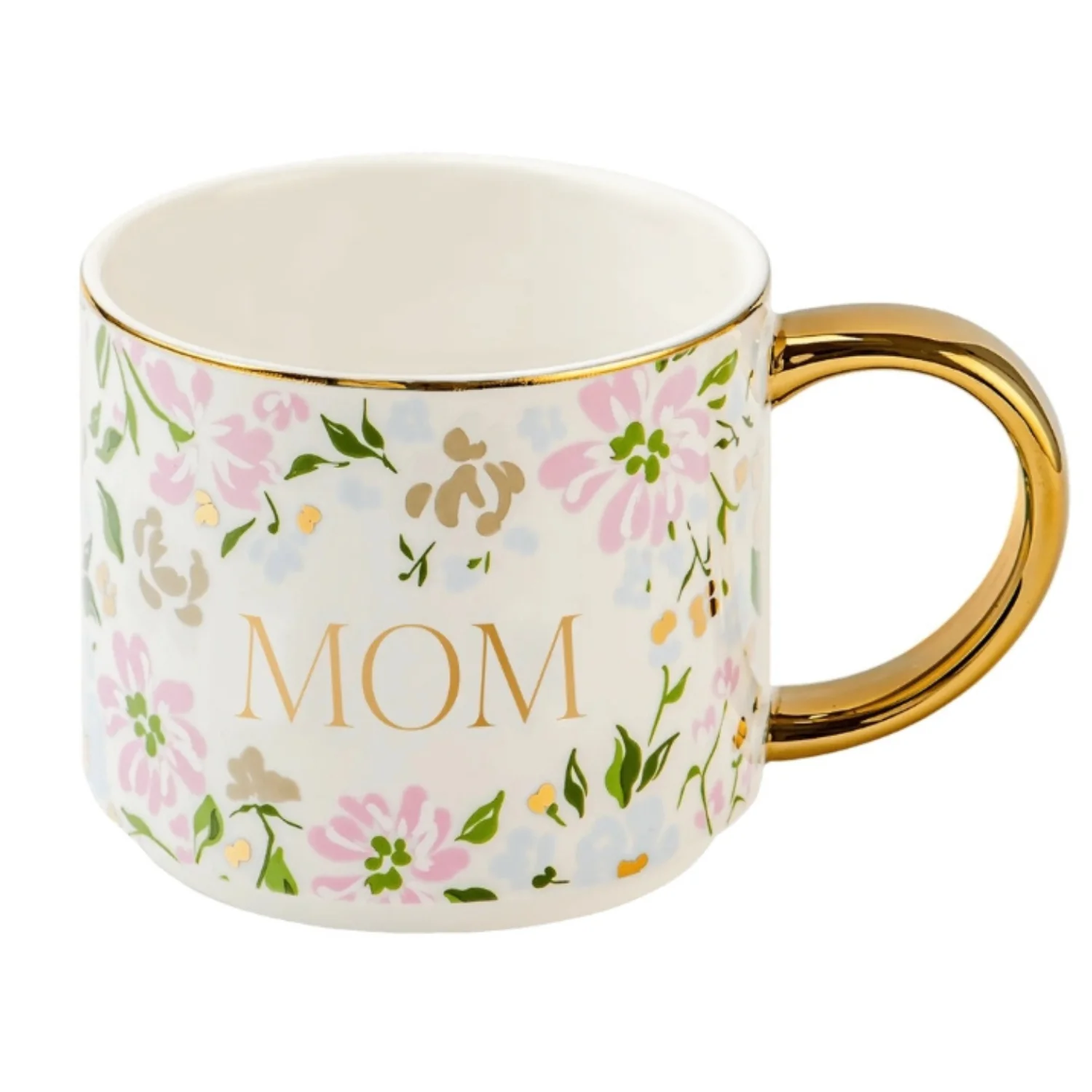 Mom Gold Pretty Petals Mug - Image 2