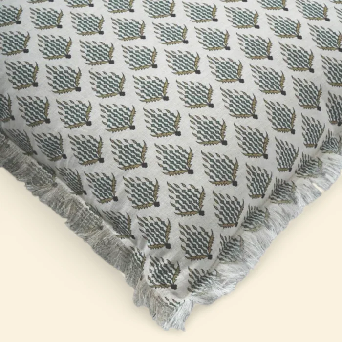 Mosaic Centennial Block Print Toss Pillow - Image 2